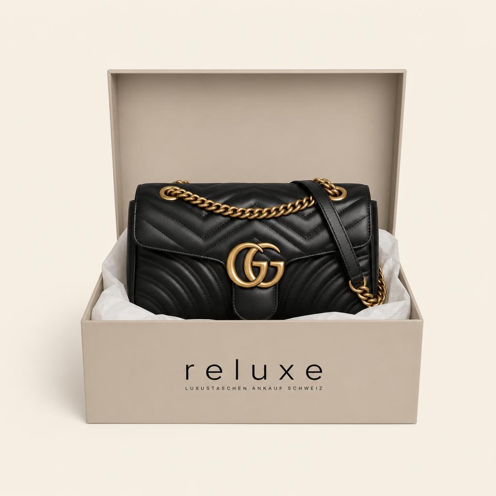 Gucci Handtasche in Reluxe Geschenkbox