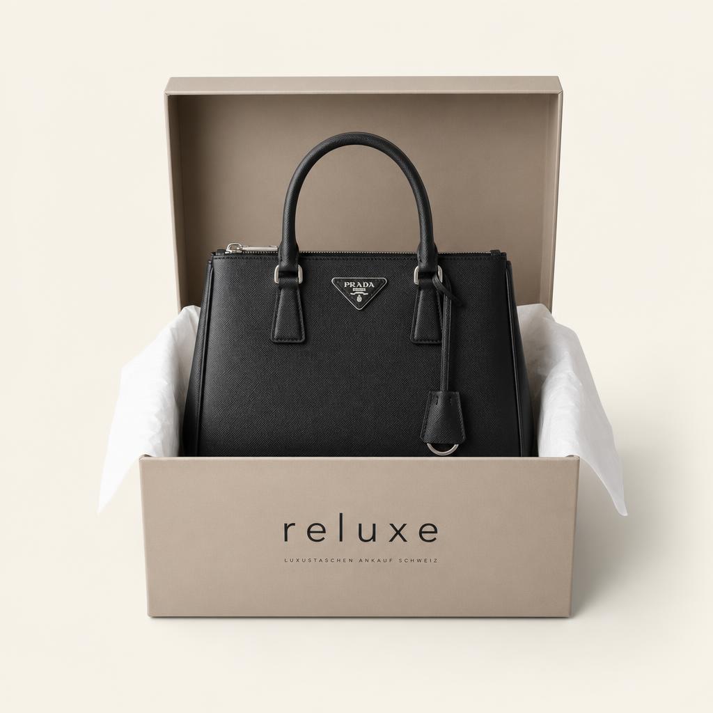 Prada Handtasche in Reluxe Geschenkbox